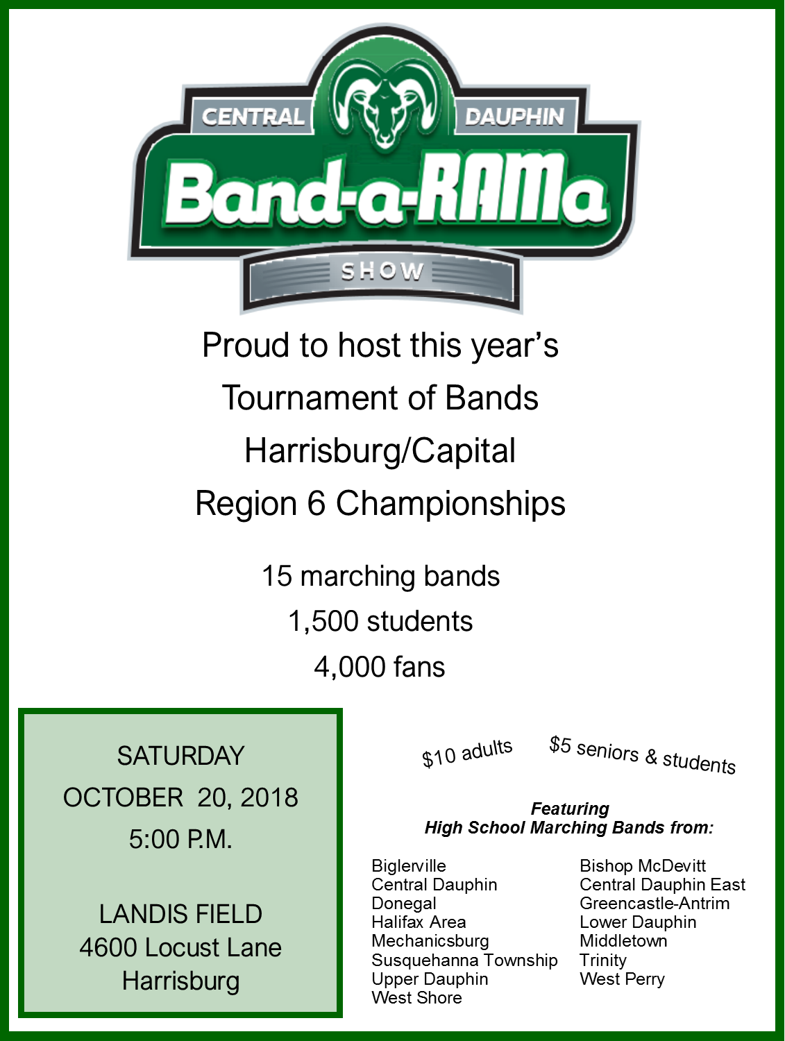 Central Dauphin High School Band A Rama - Central Dauphin High School (1131x1500), Png Download