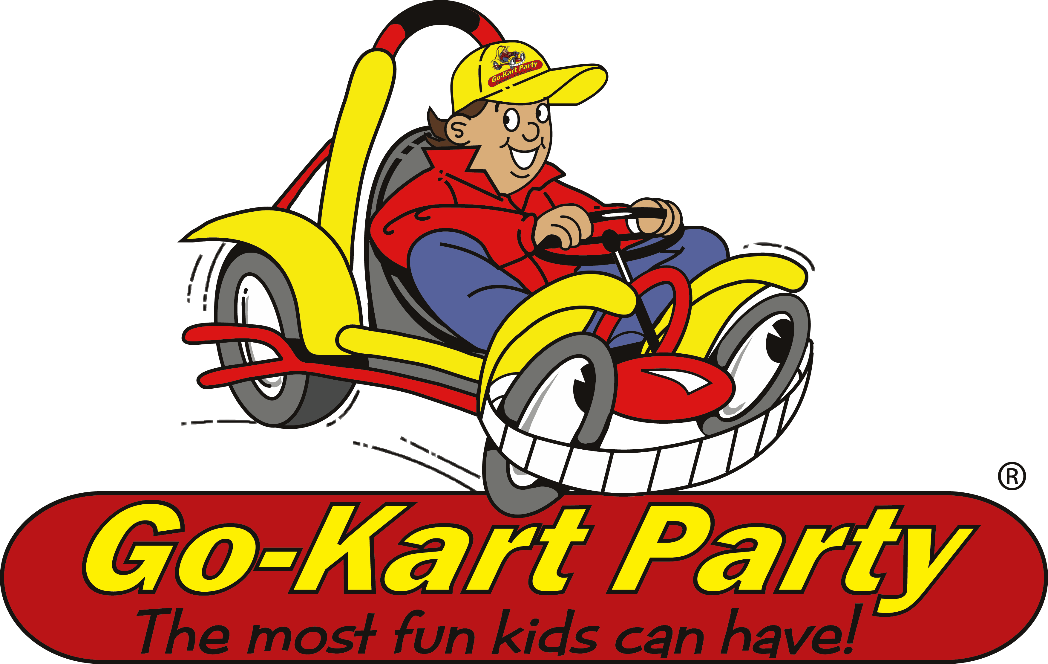 Go Kart Party (3508x2221), Png Download