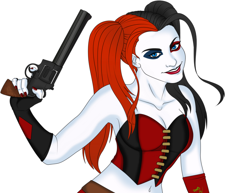 Frickin Without By Pirate Ninja Sayuri On - Harley Quinn (933x856), Png Download