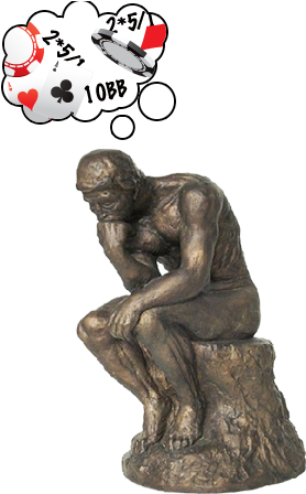 We've All Played With That Guy - Thinker By Rodin - Small (300x448), Png Download