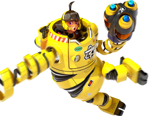 Navigation - Nintendo Switch Arms Character (493x384), Png Download