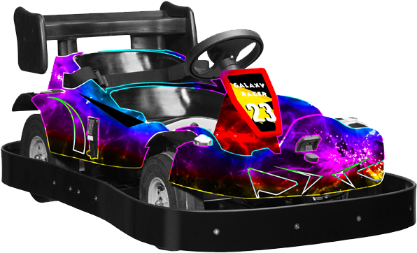 Go Kart - Custom Car (600x400), Png Download