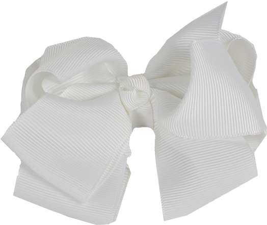 Rwc41404 Ten Cm Ribbon Bow White - Ribbon (599x599), Png Download