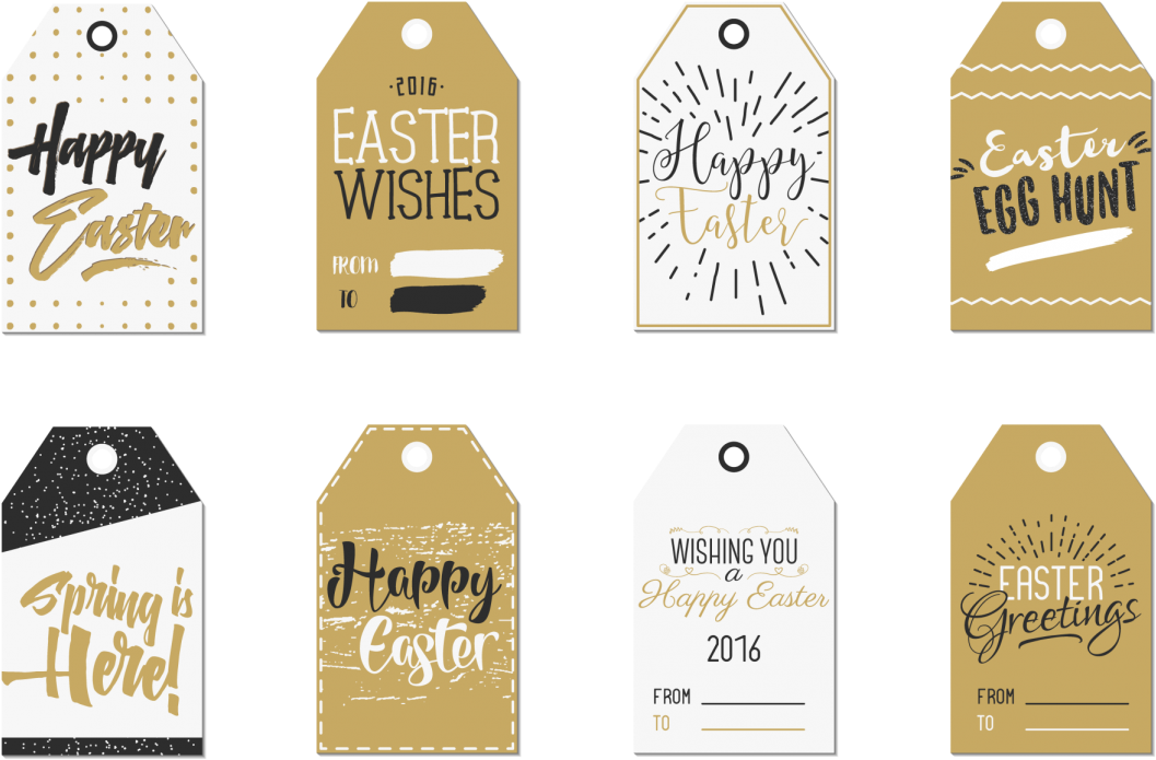 Easter Gift Tags Collection Example Image - Gift (1200x800), Png Download