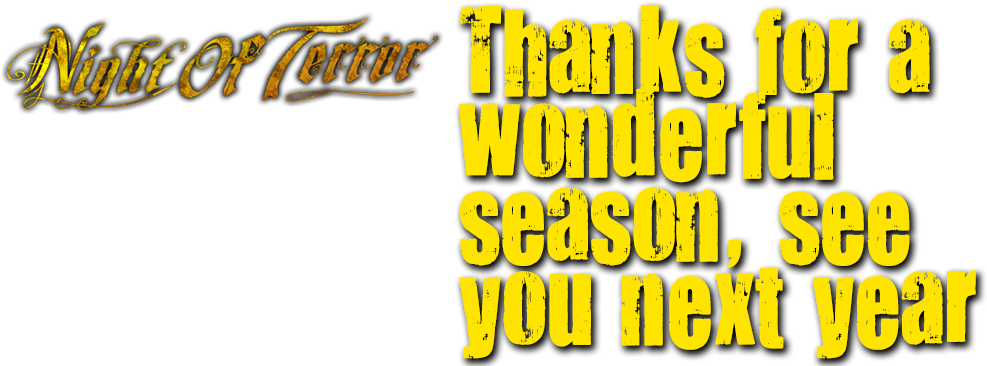Night Of Terror The Largest And Scariest Haunted Attraction - Hayride (1000x371), Png Download