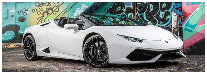 Lamborghini Huracán Spyder - Lamborghini Huracan Spyder White (700x280), Png Download