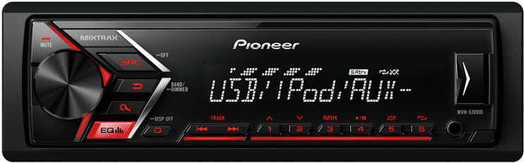 Mrp - 4,230/- - Pioneer Mvh S100ub Autoradio (800x475), Png Download