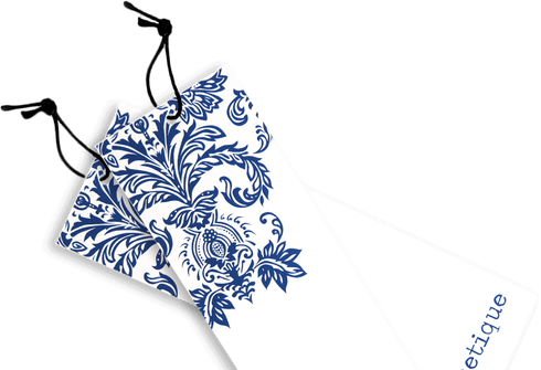 Custom Hang Tag Printing Gift Tags Clothing Tags Printable - Long Red Burlesque Wig With Bangs (490x335), Png Download