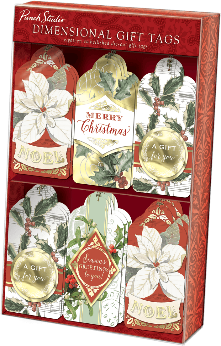 Winter Greens Holiday Gift Tags - Gift (1200x1200), Png Download