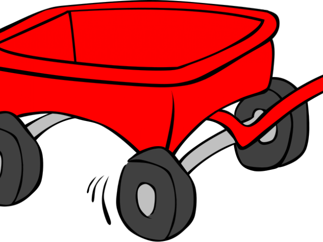 Wagon Free On Dumielauxepices Net Yellow - Red Wagon Clip Art (640x480), Png Download