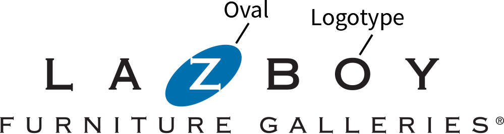The La Z Boy Furniture Galleries Logo Consists Of Two - La Z Boy Furniture Galleries Logo (999x266), Png Download