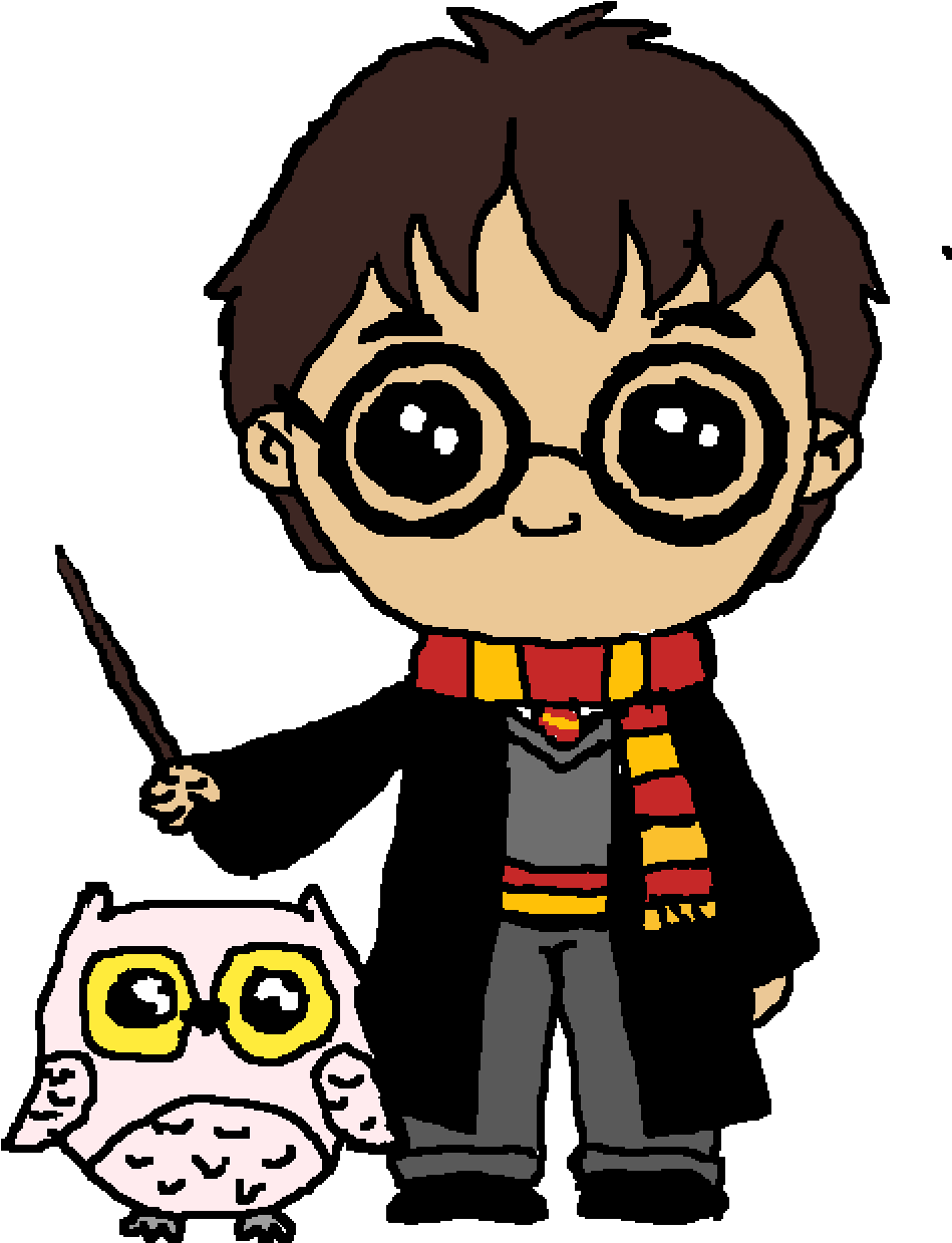 Harry Potter - Harry Potter Kawaii (1000x1400), Png Download