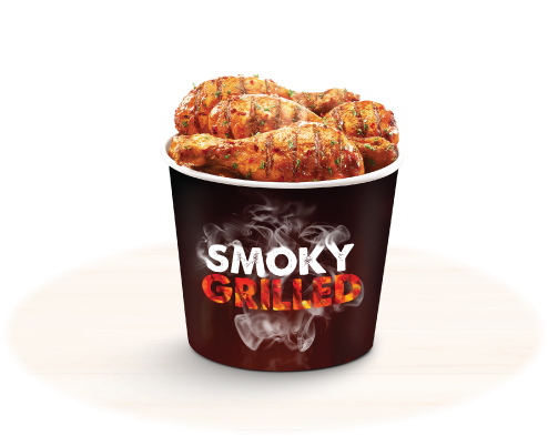 10pc Smoky Grilled - Kfc Cp Delhi Menu (510x510), Png Download