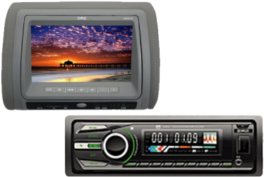 Absolute Dph-970irg 9.5-inch Headrest Tft/lcd Monitor (400x300), Png Download