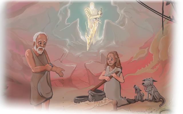 Finally, God Put Adam And Eve Out Of The Garden Of - Penalty Kick (640x400), Png Download