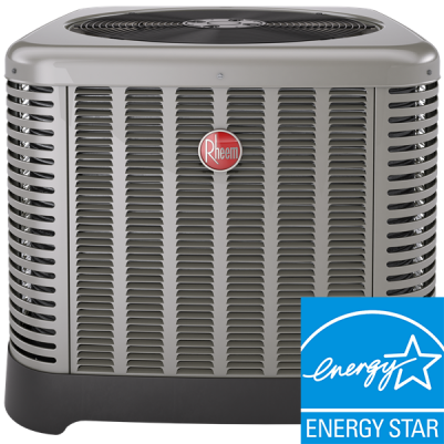 5 Ton Rheem 14 Seer Ra14 Classic® Series Air Conditioner - 3 Ton Rheem 16 Seer R-410a Air Conditioner Condenser (400x500), Png Download