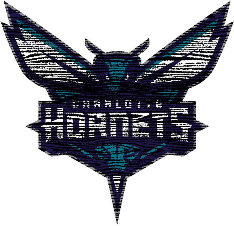 Charlotte Hornets 2015-pres Primary Logo Distressed - Charlotte Hornets Logo Transparent (822x1086), Png Download