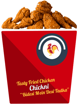 Chickni Bucket - Karaage (500x395), Png Download