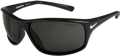 Nike Vision Ev0605 Adrenaline Stealth Sunglasses - Polycarbonate Polarized Sunglasses (500x300), Png Download