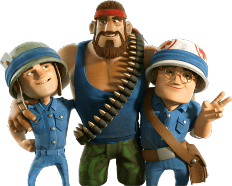 Boom Beach Png - Boom Beach (455x366), Png Download