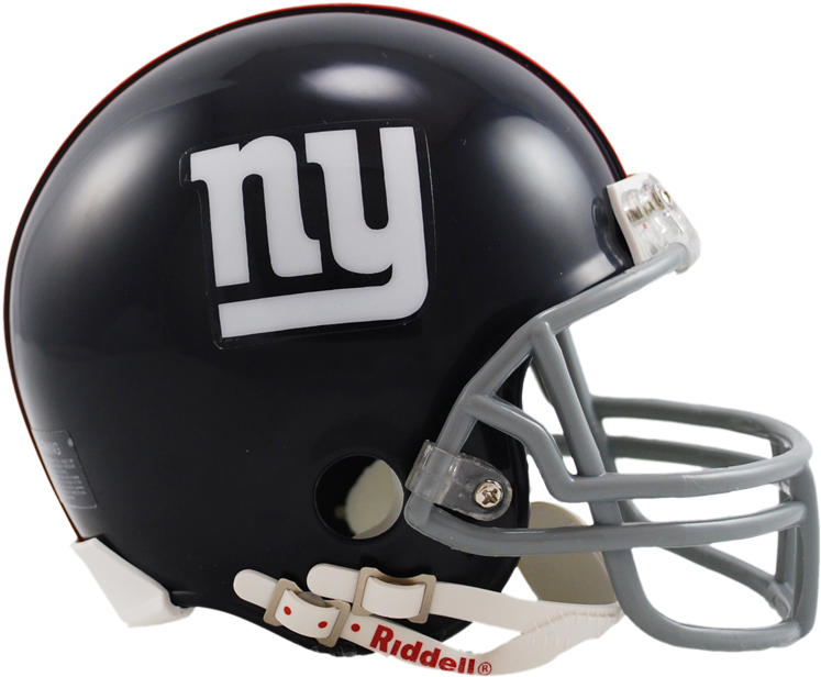 New York Giants 1961 To 1974 Riddell Mini Replica Throwback - New York Giants Mini Replica Throwback Football Helmet (900x812), Png Download