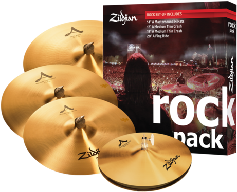 A Zildjian Cymbal Set - Zildjian A Series Cymbal Set Rock (480x480), Png Download