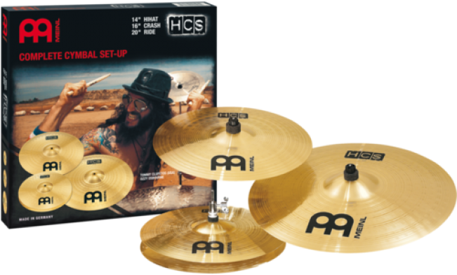 Meinl Hcs Pack 14 16 20 Hcs141620 - Meinl Hcs Trash Cymbal Set Cymbal Set (650x488), Png Download