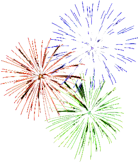 Fogos De Artifícios Em Png - Fogos De Artificio Png (400x400), Png Download