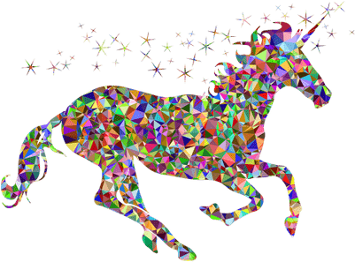 Fantasy Unicorn Multicolour - Unicorn Design (400x400), Png Download