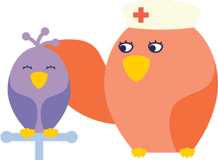 Birds - Cartoon (713x526), Png Download