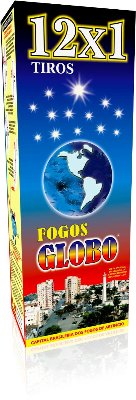 85 - Fogos Globo (513x1366), Png Download