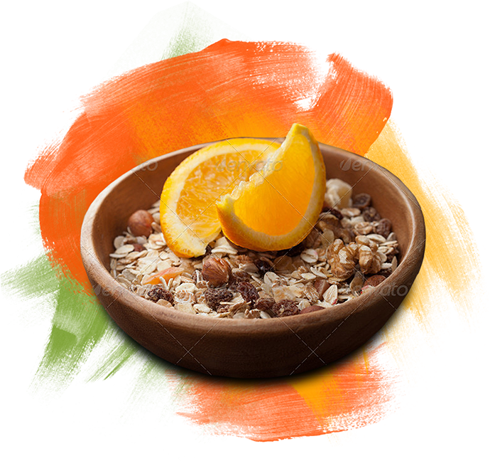 Slider 1 Object - Muesli (690x648), Png Download