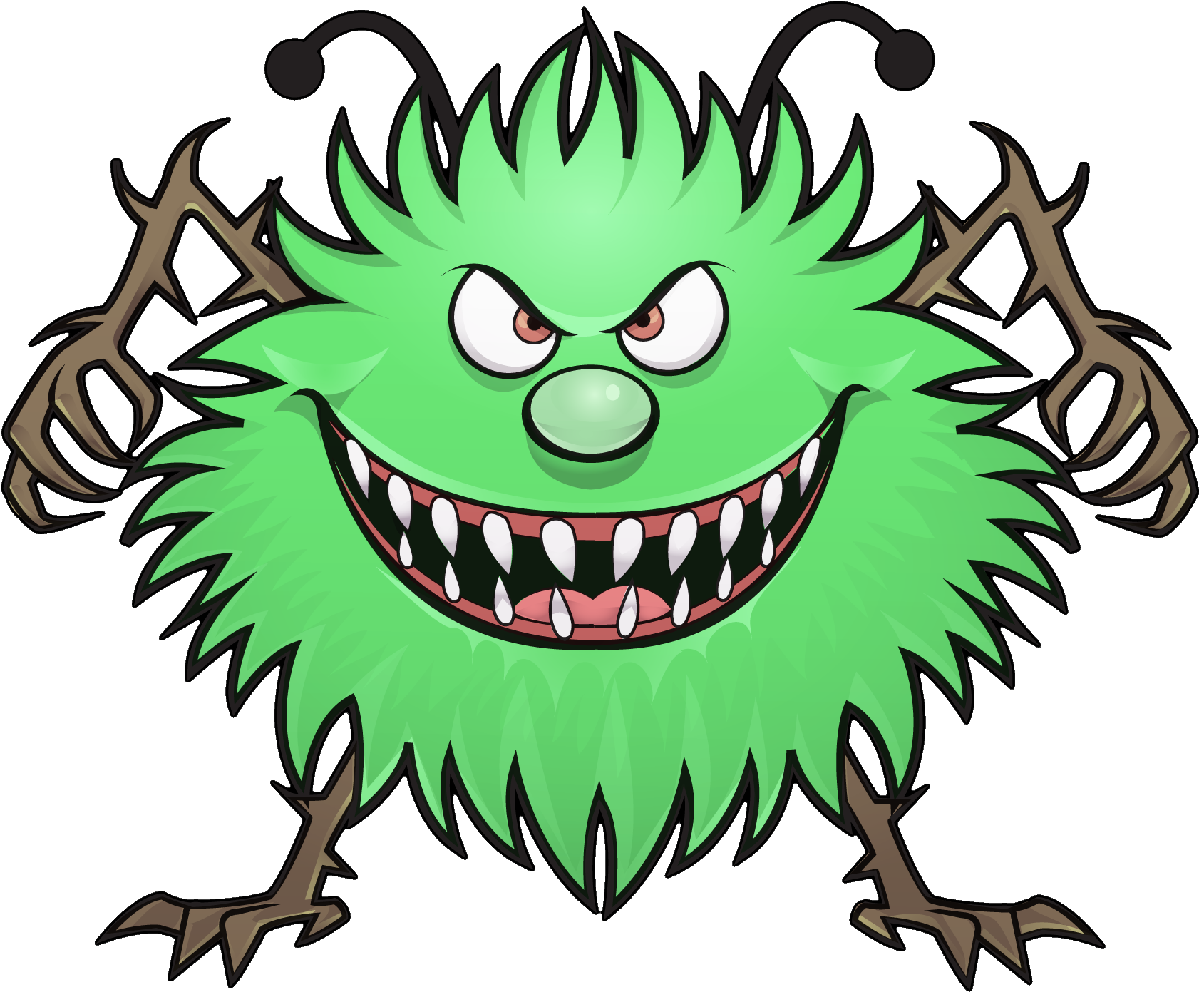 Download Png Image Report - Computer Virus No Background (1955x1716), Png Download