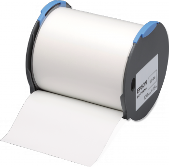 Rc-t1wna 100mm White Tape - Epson Rc-t1gna Plastic Tape - 1 Roll(s) (350x346), Png Download