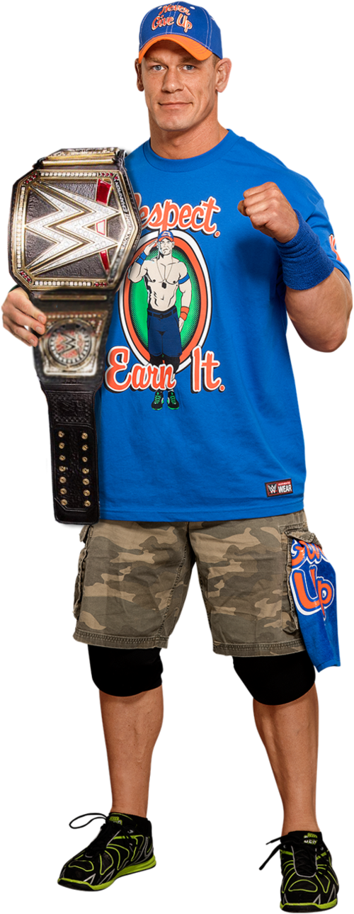 John Cena Wwe Champion 2017 V3 By Lunaticdesigner - John Cena Wwe Champion 2017 (592x1348), Png Download