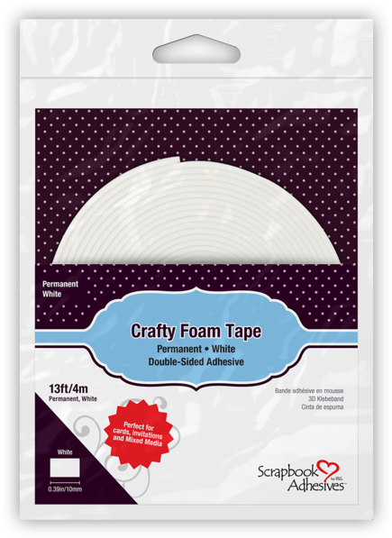 Crafty Foam Tape - 3l 1674 Scrapbook Adhesives Photo Corners Self-adhesive (600x600), Png Download