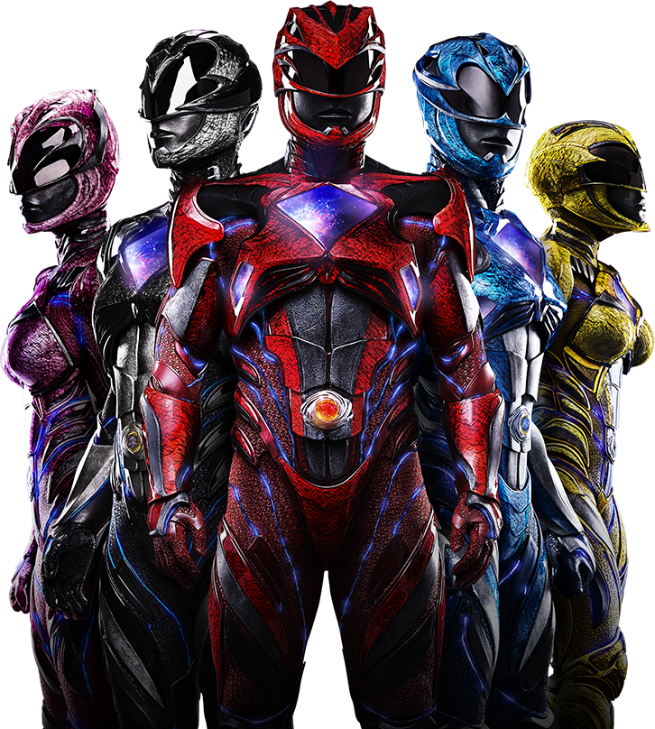 Power Rangers 4k Blu-ray (726x808), Png Download
