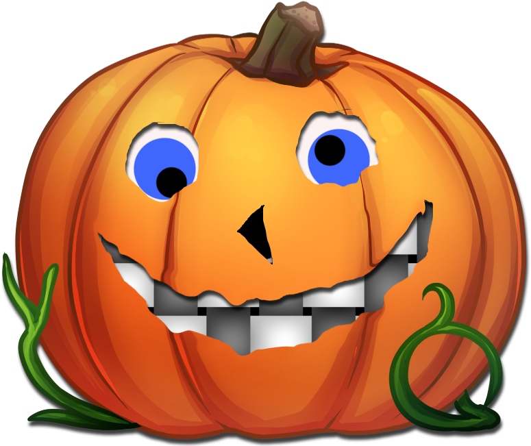 Never Got To Play With A Real Pumpkin, Too Busy This - Jack-o'-lantern (800x652), Png Download
