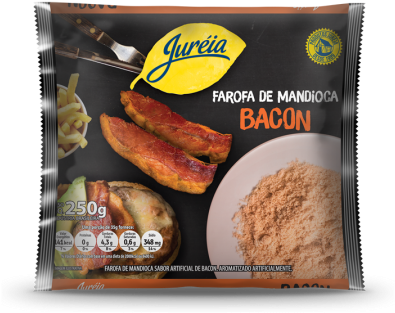 Farofa De Mandioca Bacon 250g - Jureia (450x450), Png Download