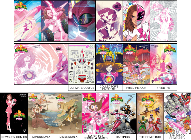 Mighty Morphin Power Rangers - Power Rangers Pink #1 (750x558), Png Download