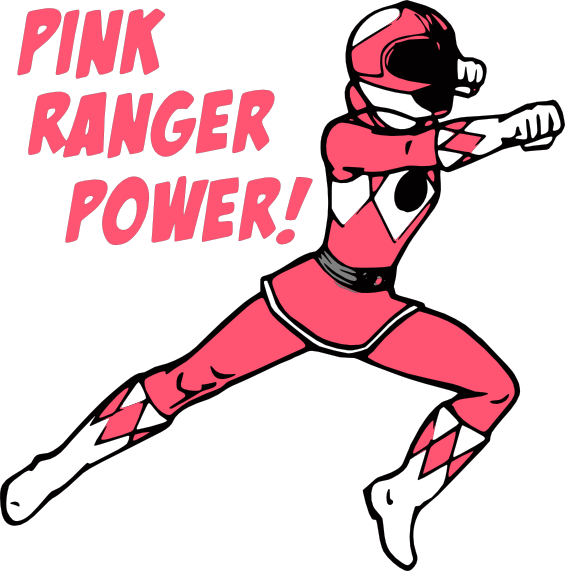 Mighty Morphin Power Rangers-pink Power Ranger Magnet - Free ...