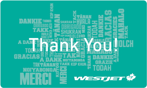 Plastic And Egift Cards Westjet - Plastic (640x320), Png Download
