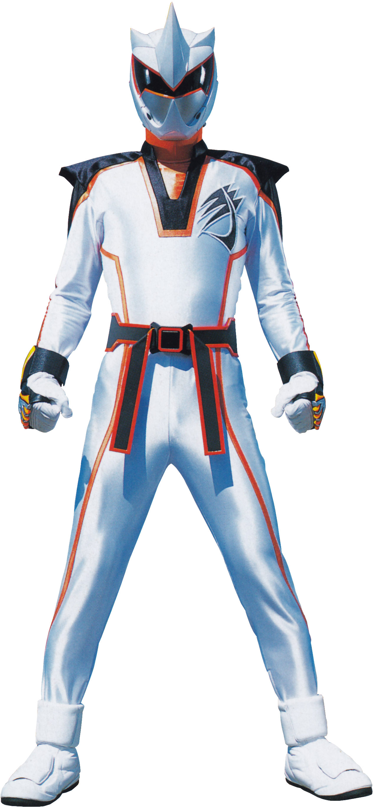 The Culture Behind A Megazord - Power Rangers Ninja Storm White Ranger (1304x2756), Png Download