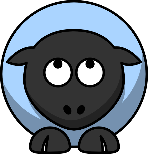 Clip Art Animals Sheep (576x600), Png Download