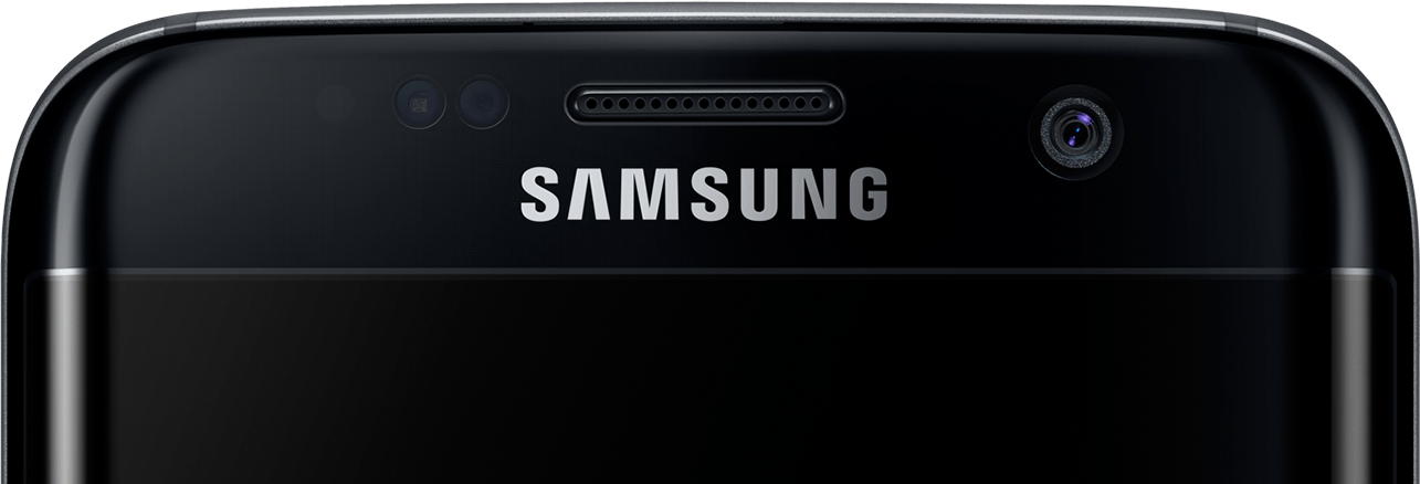 Camera Module Image Surrounded By Text Cropped Front - Samsung Galaxy S7 Logo (1285x438), Png Download