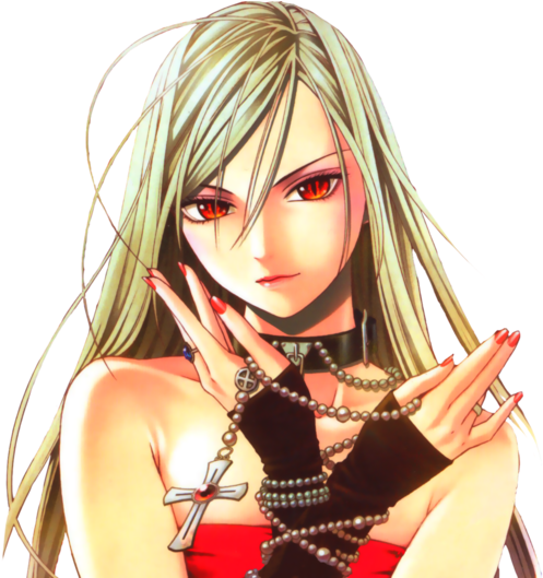 Chloe Was Very Furstrated And Very Angry As Her Vampire - Rosario Vampire Wallpaper Manga (571x528), Png Download