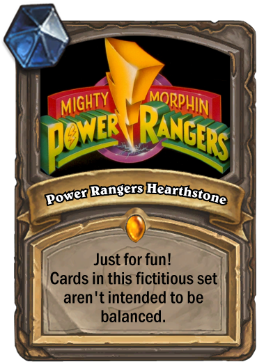 Power Rangers Hearthstone Set Not All Cards Are On - Hearthstone Happy Birthday (400x543), Png Download