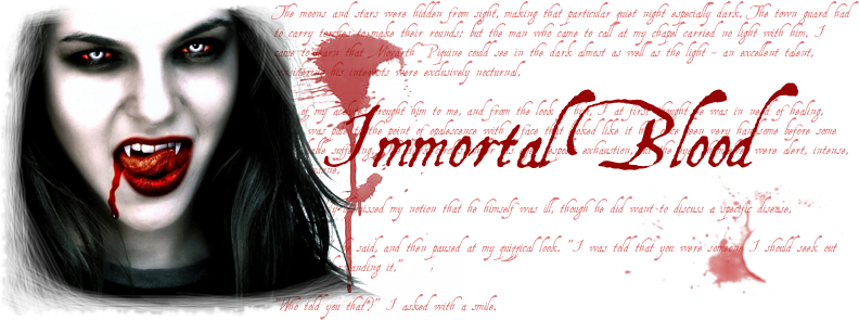 Immortal Blood Is A Guild For Free Vampire And Werewolf - Housse Portefeuille Ipad Pro 9.7 Horreur (800x300), Png Download