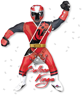 Power Rangers Airwalker - Amscan Power Rangers Airwalker Foil Balloon (500x500), Png Download