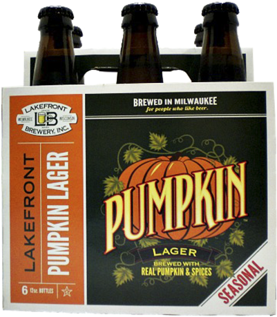 Lakefront Pumpkin Lager Copy - Lakefront Pumpkin Beer (400x600), Png Download